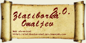 Zlatiborka Omaljev vizit kartica